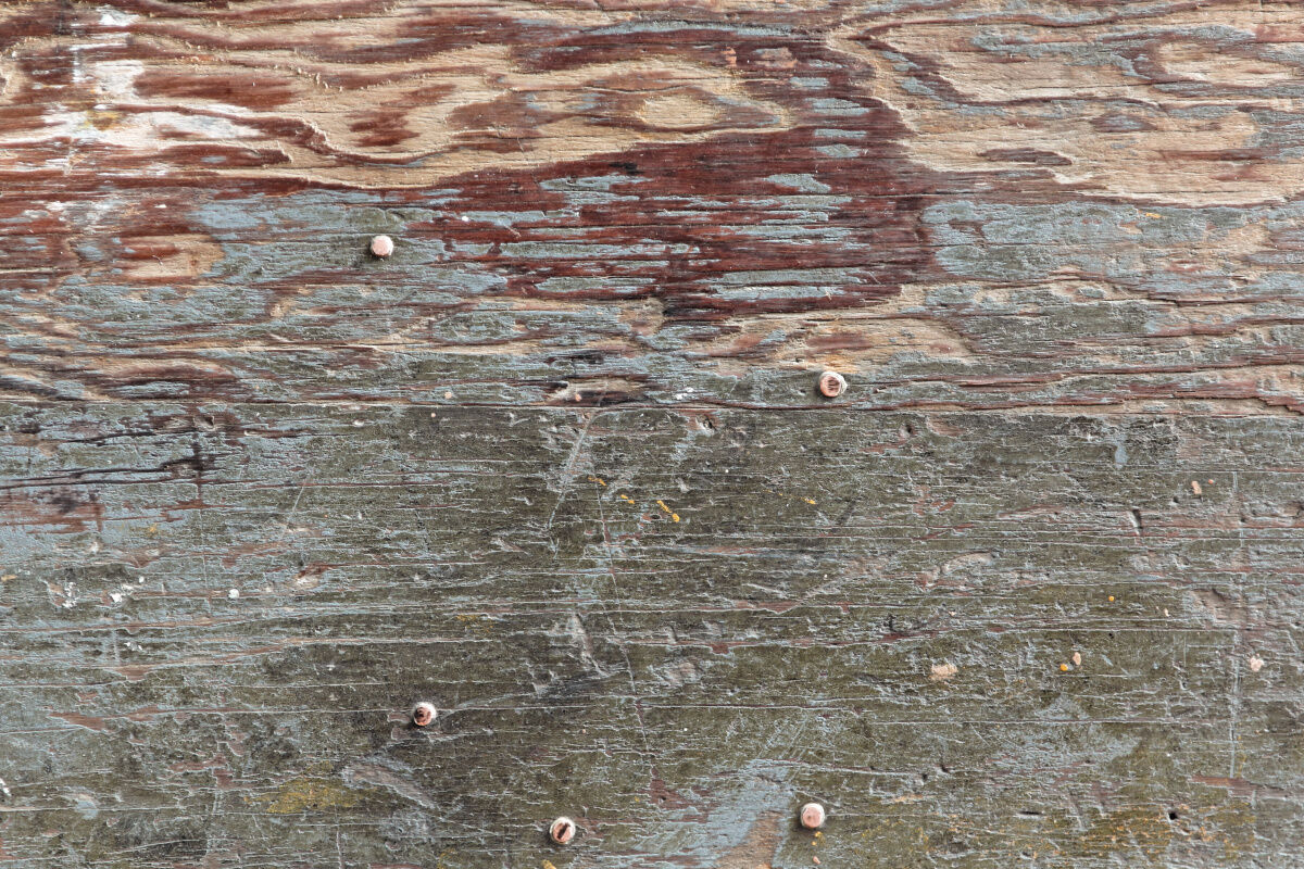 Coffee table,  wooden and metal military crate