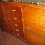 Art deco sideboard with marble top