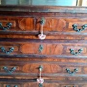 Antique inlaid commode - Italy, 17th century