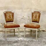 Pair of Louis XVI style chairs
