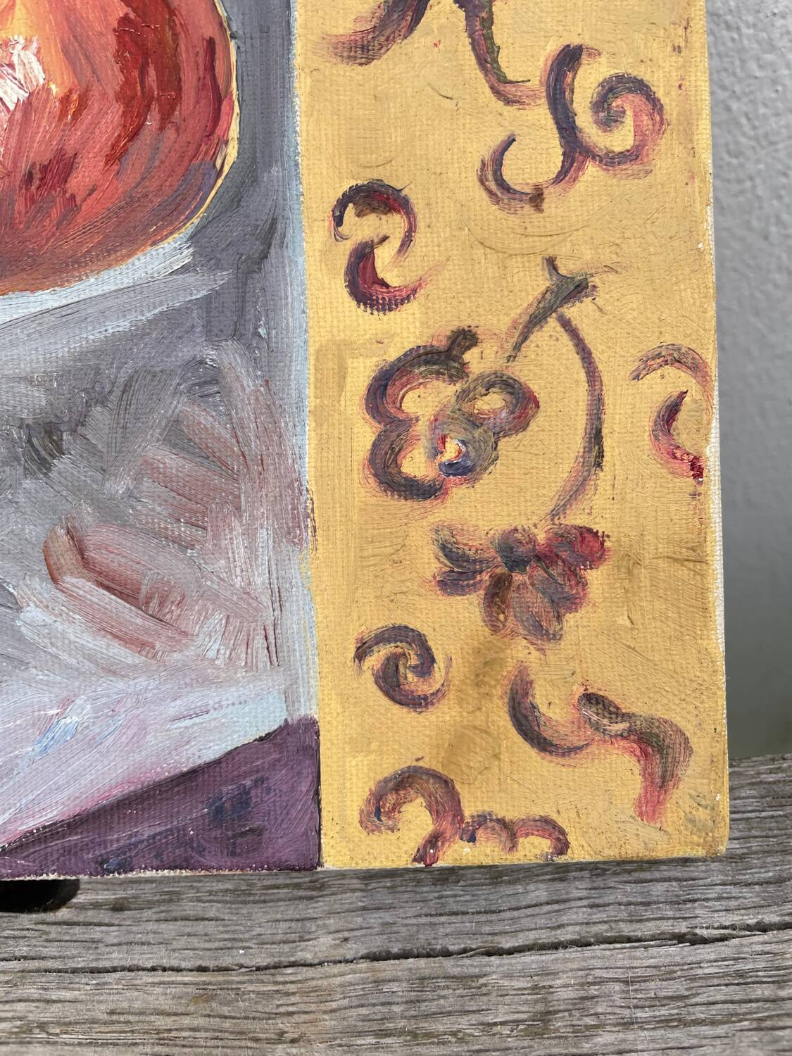 Still life oil painting