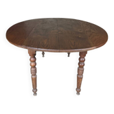 Antique oval drop-leaf table