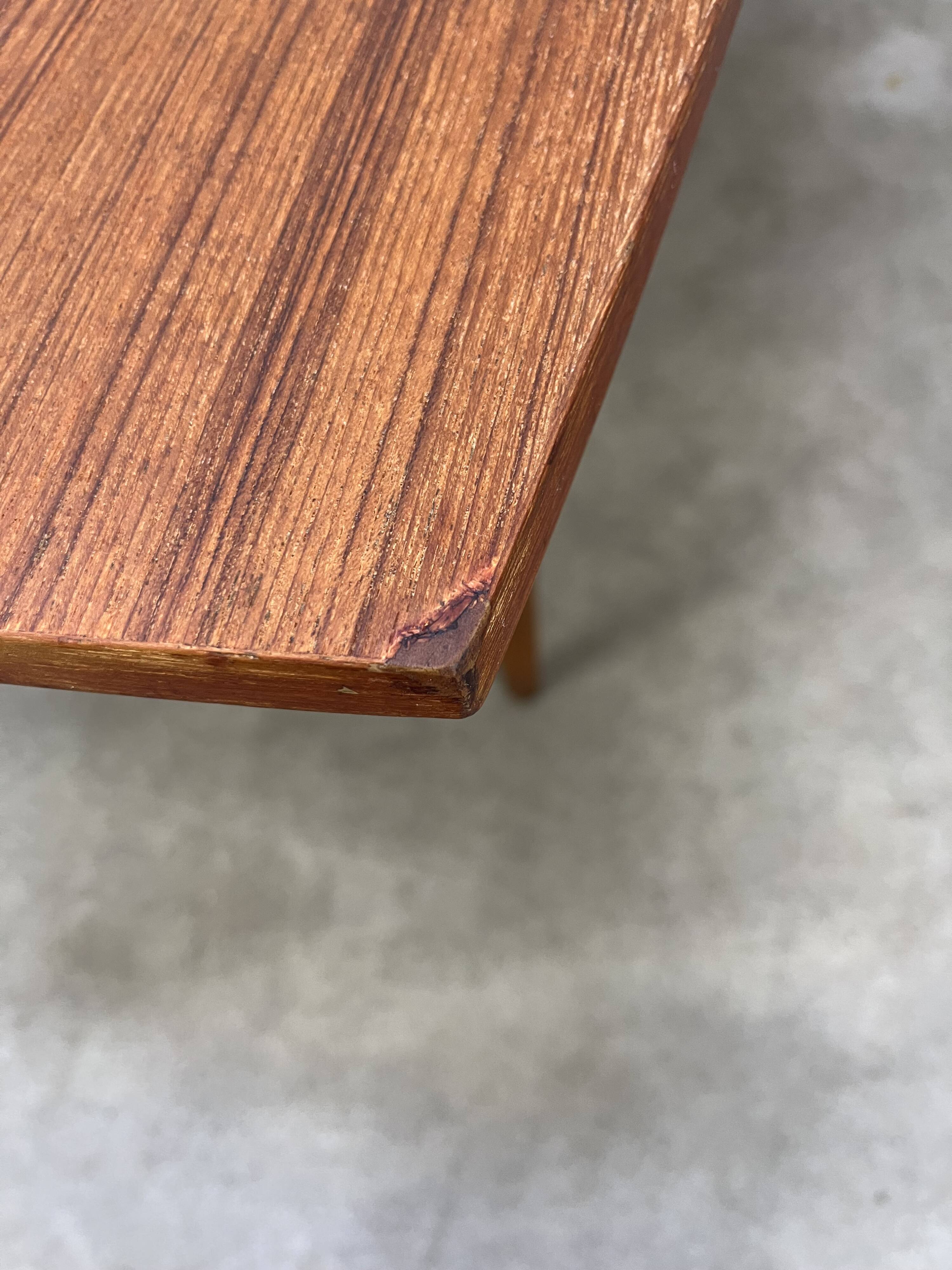 Scandinavian teak coffee table, 1960s