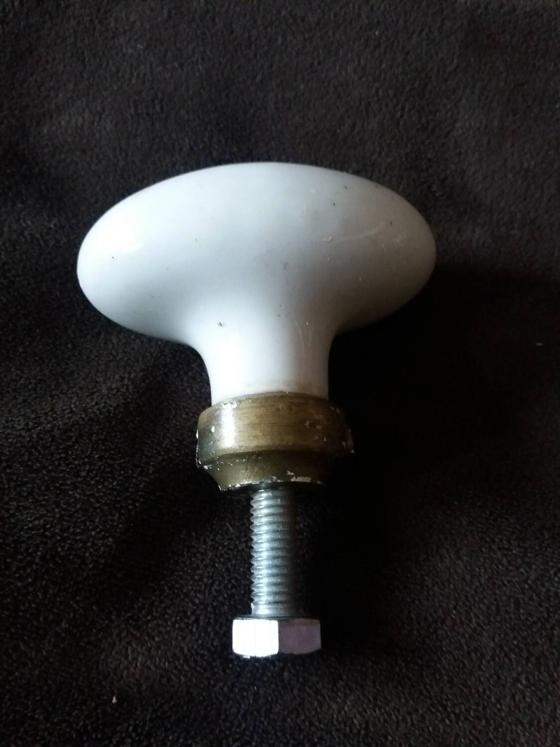 Porcelain door knob handles