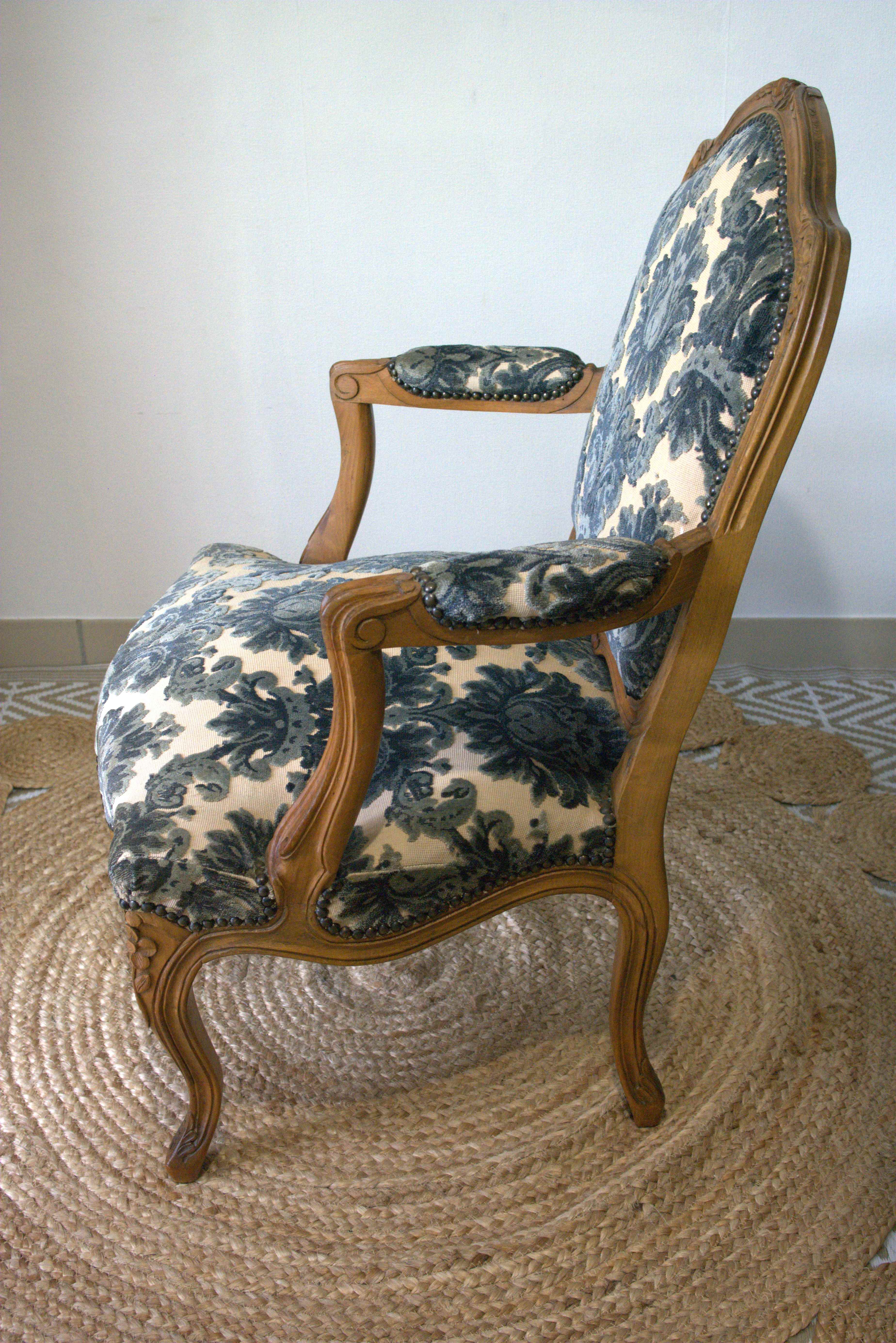 Pair of Louis XV style chairs