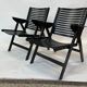 Niko Kralj Slovenian Rex Plywood Folding Chair for Stol 1950s in Black