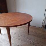 Round Scandinavian coffee table