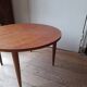 Round Scandinavian coffee table