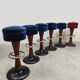 Vintage French café bar stools Art deco style