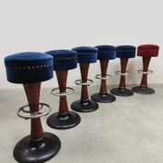 Vintage French café bar stools Art deco style