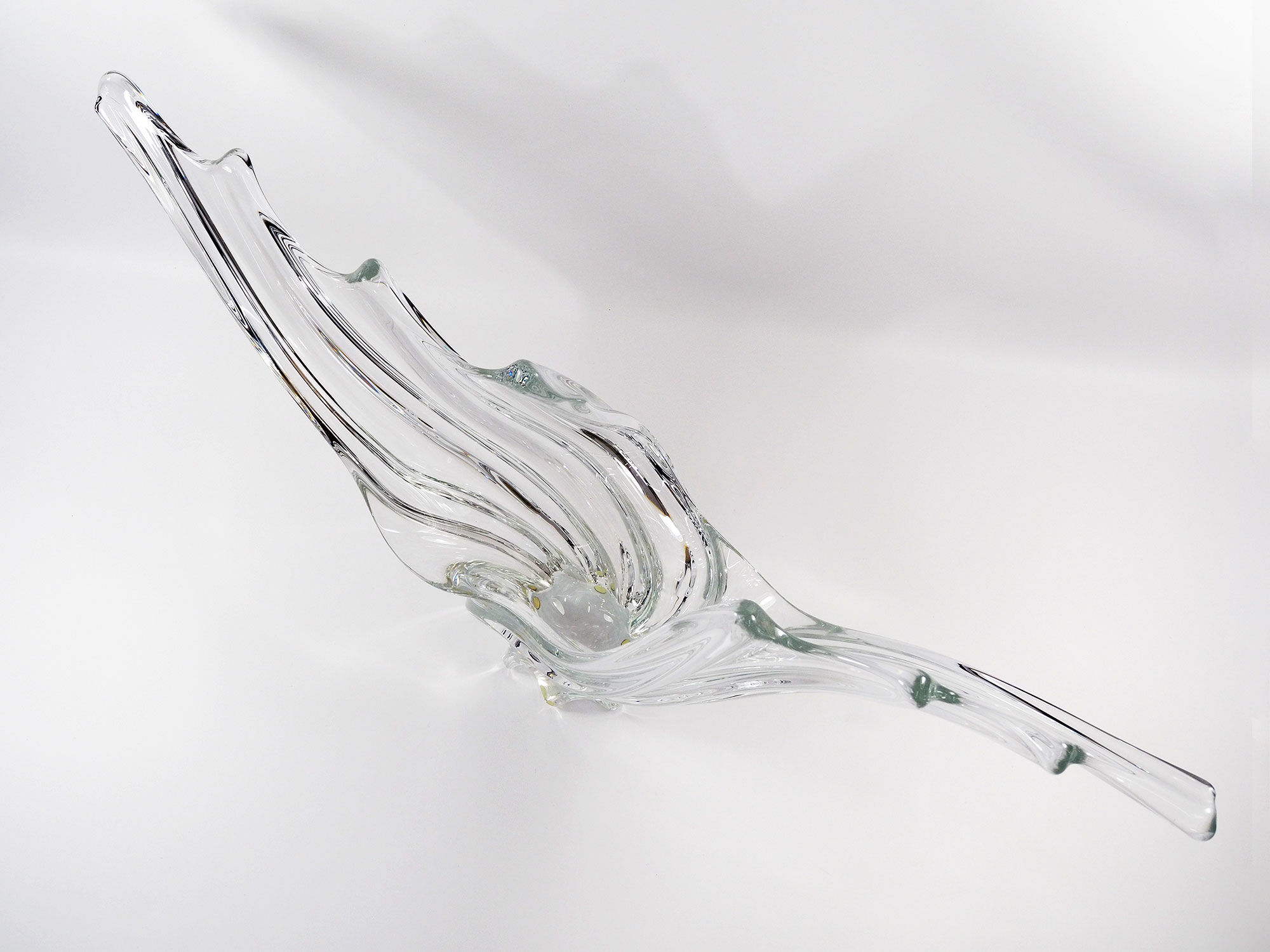 Vannes france art crystal vase