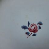 Old flat plates mismatched in earthenware