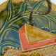 Vintage cheese platter with signed knife Vallauris MFPP Numbered