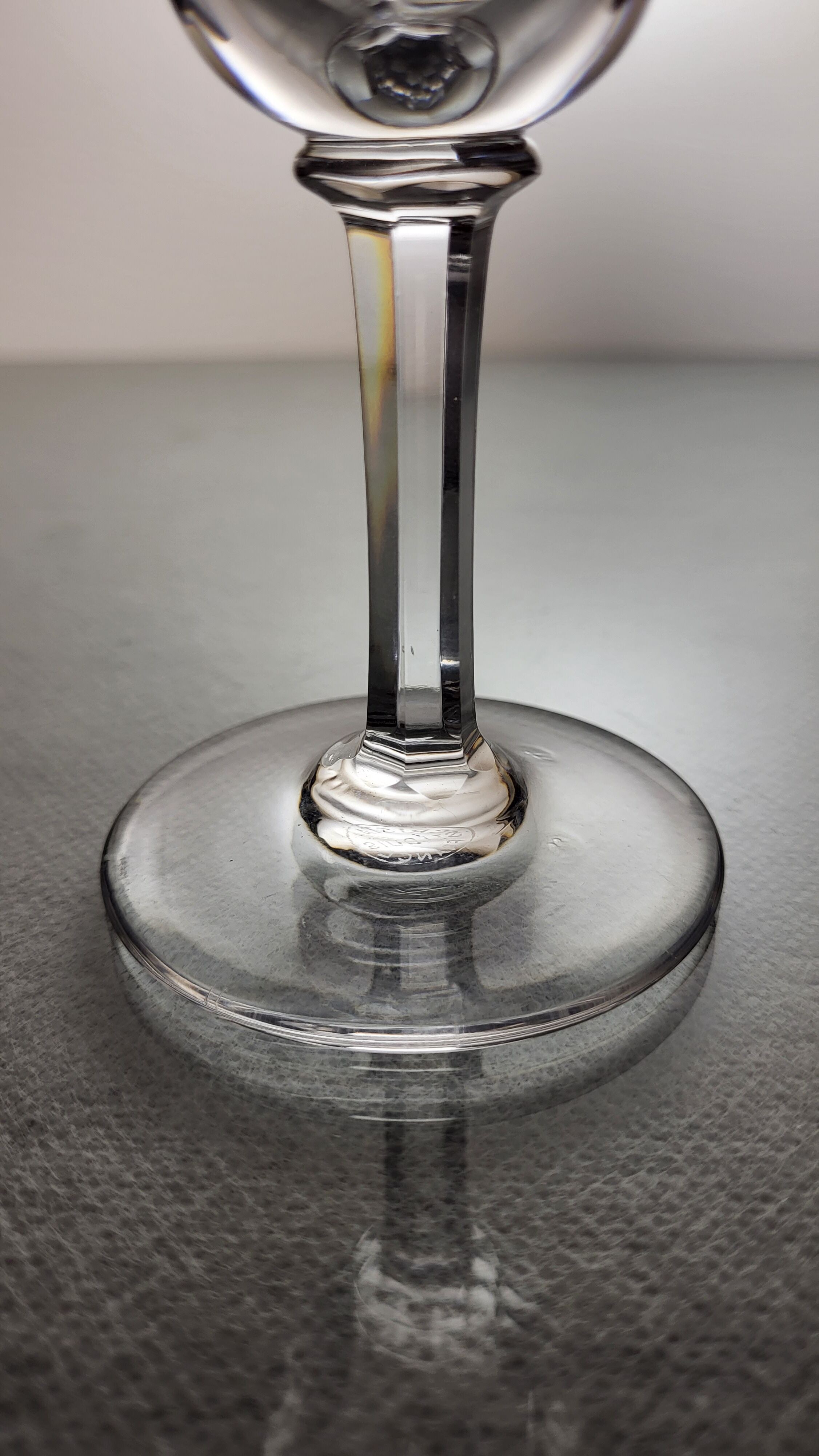 6 crystal saint louis wine glasses cerdanya model