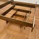 Vintage 1970s Square Coffee Table in Brass and Smoked Glass, David Hicks