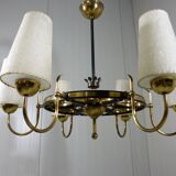 Lustre en laiton finlande 1950's