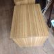 vintage bedside tables in elm by Simat Doubinski Brothers