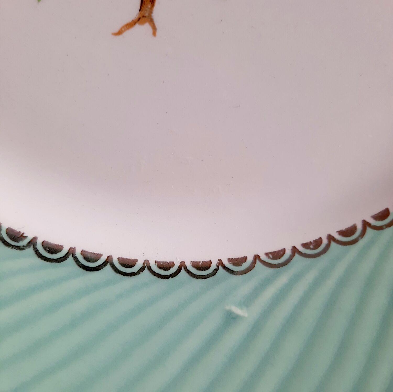 Flat earthenware plates