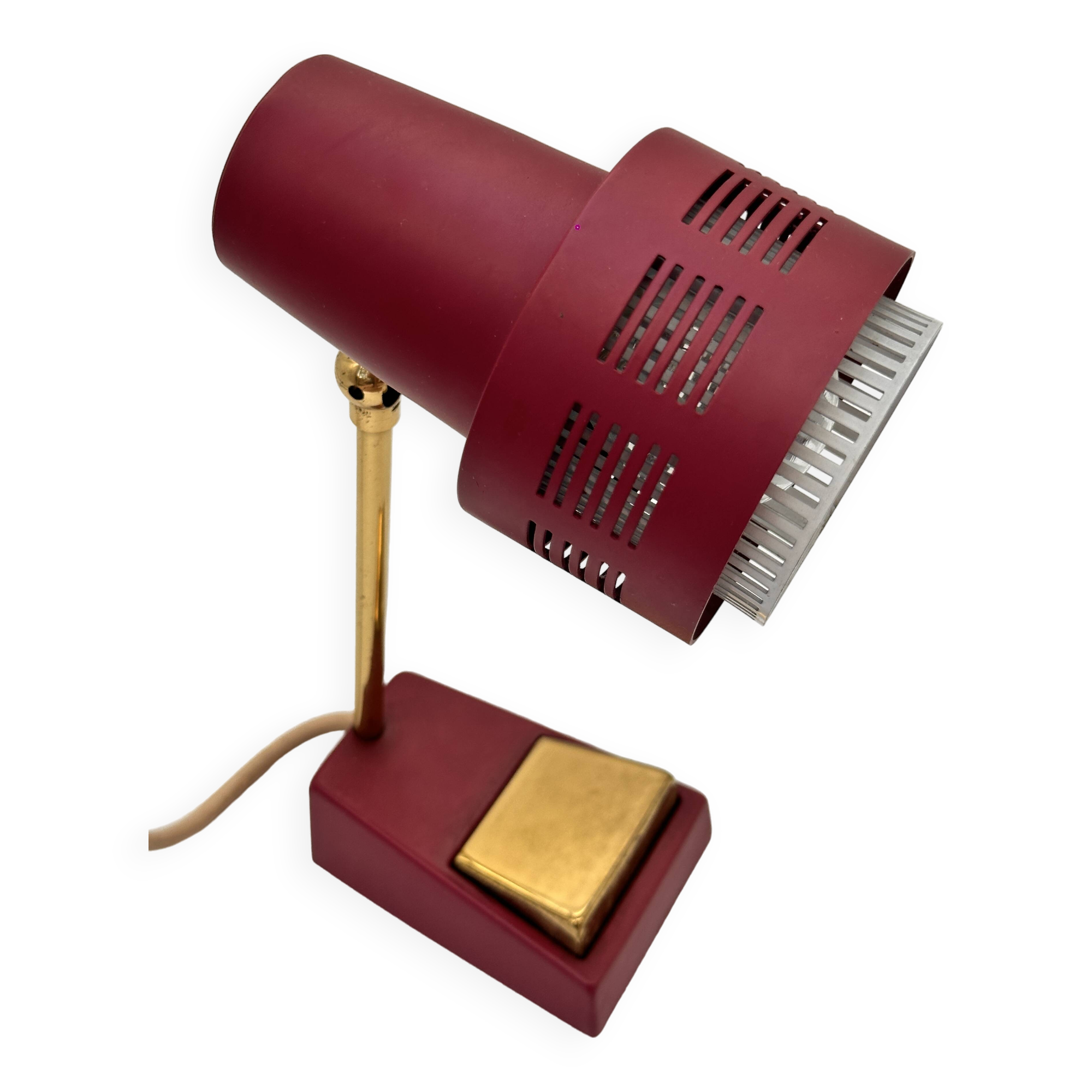 Pfäffle Leuchten table lamp 1960s, brass, adjustable shade