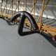 Ferotin coat rack in wicker and metal from the 60s vintage