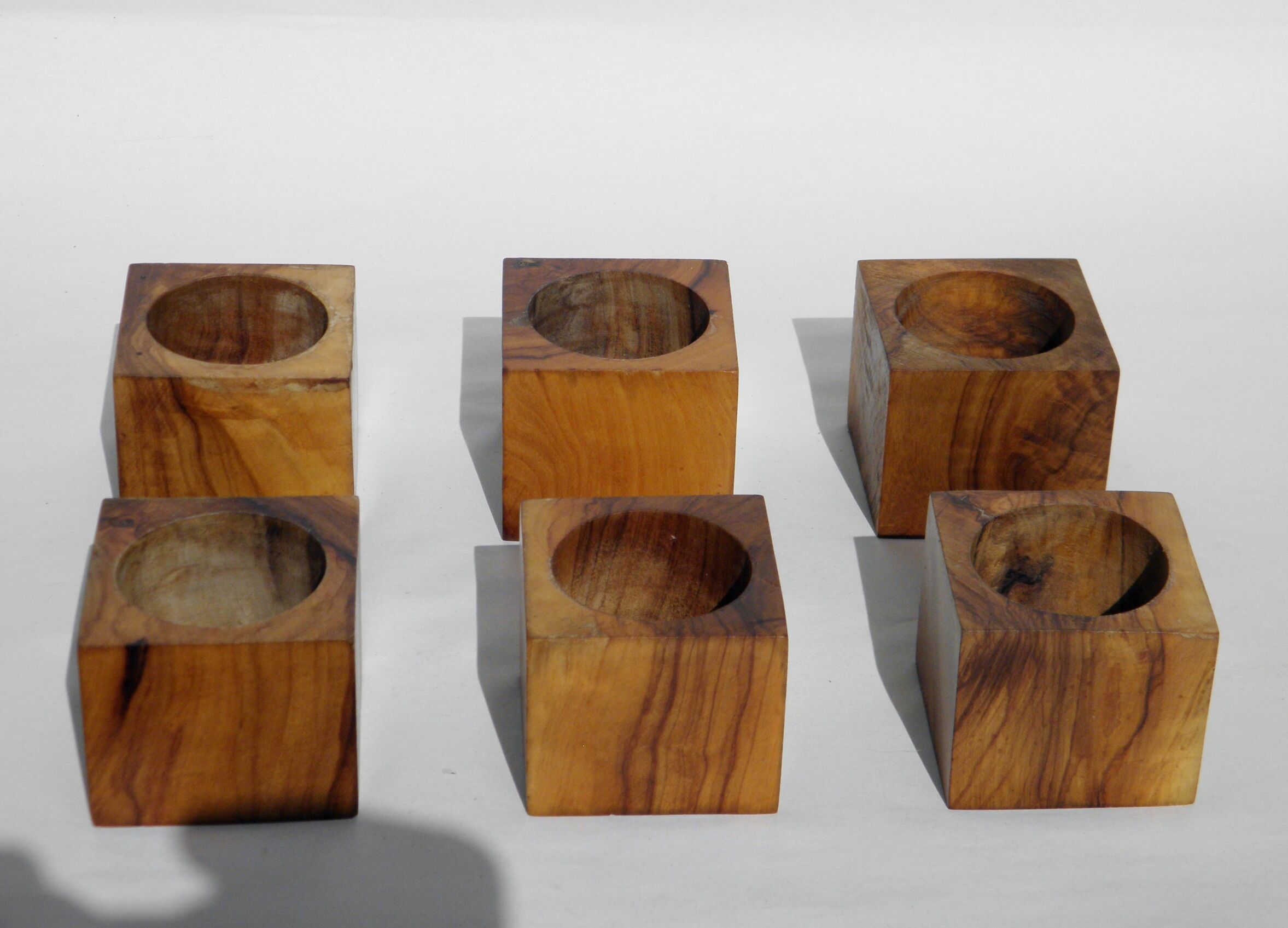 Wooden egg display