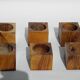 Wooden egg display