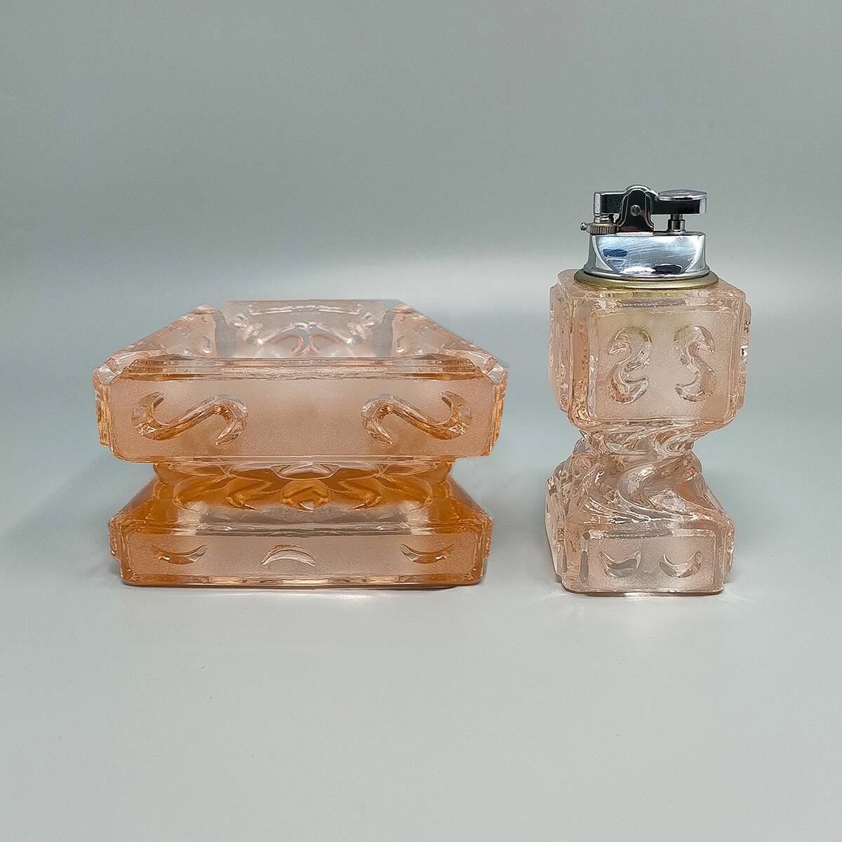 1970s Stunning Smoking Set By Antonio Imperatore in Murano Glass. Made in I