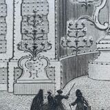 Jacques Philippe Le Bas, illumination, gravure, XVIIIème siècle