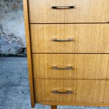 Vintage 4-drawer dresser by Capelle 70s