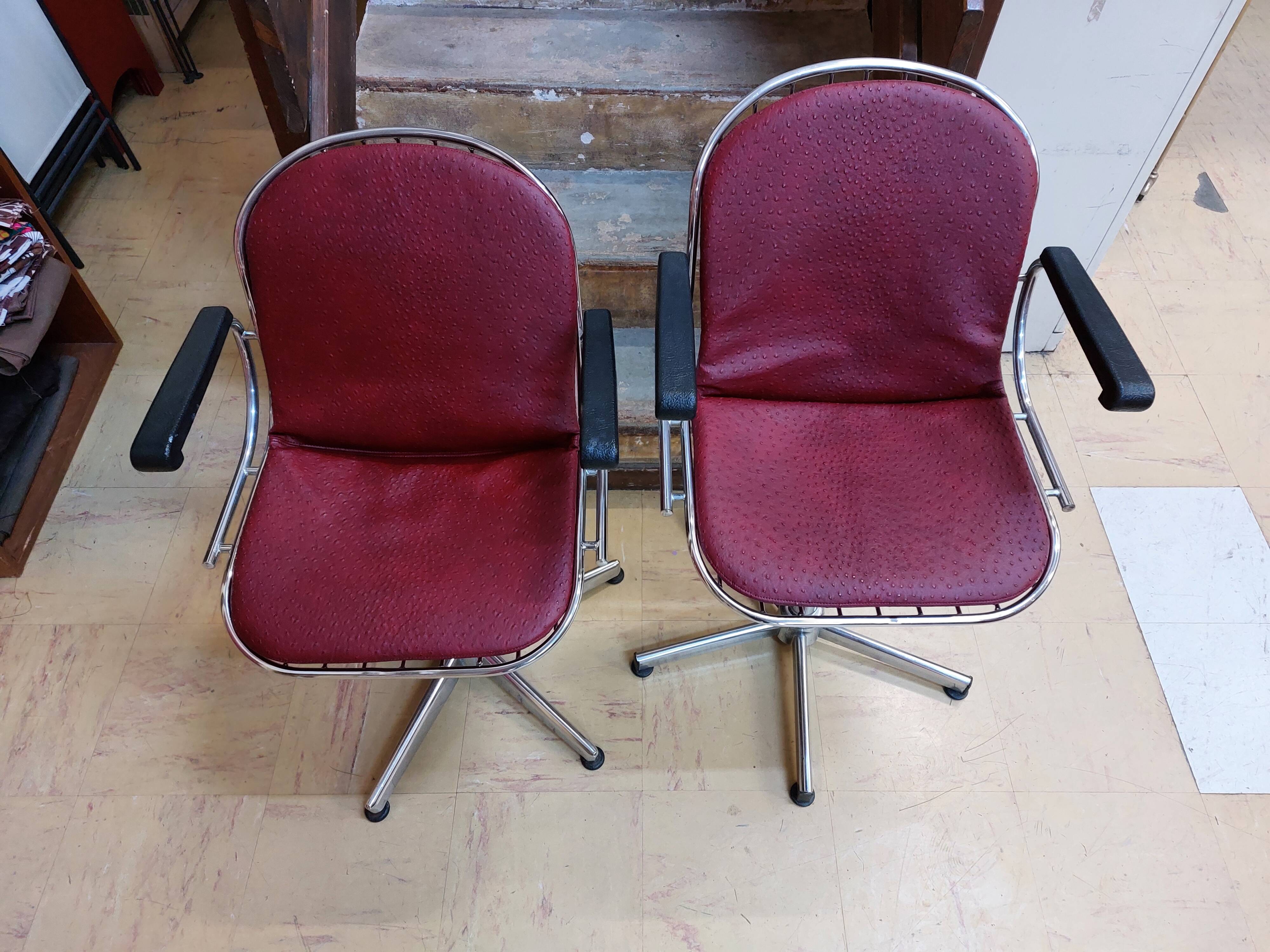 Radiofreccia swivel office chairs by Gastone Rinaldi - 1970s