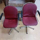 Radiofreccia swivel office chairs by Gastone Rinaldi - 1970s