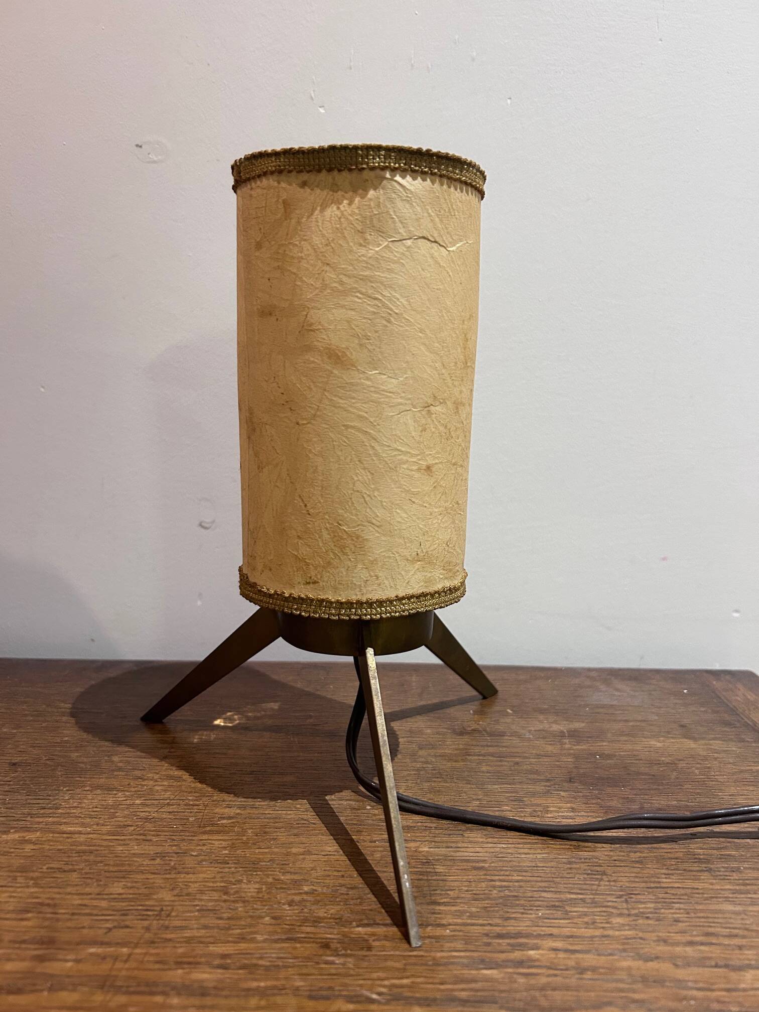 brass lamp 1950