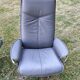 Stressless City armchair with footrest/ottoman, grey