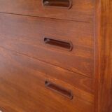 Scandinavian vintage chest of drawers in teak