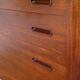 Commode coiffeuse vintage scandinave en teck