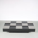 Table basse « en damier » Italie 1970