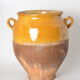 Yellow glazed jar