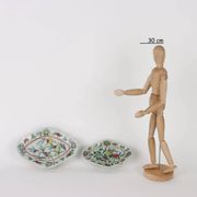 Group of 6 porcelain saucers, China, 19th century