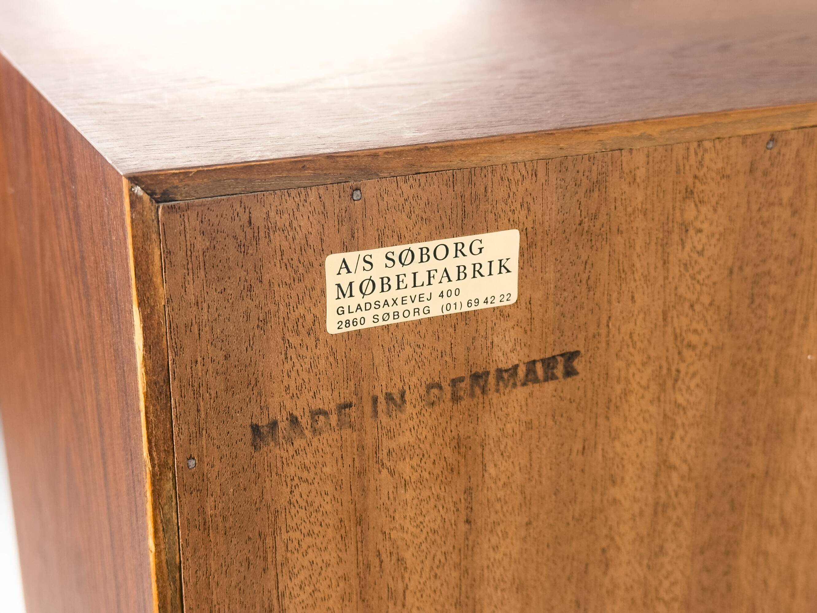 Danish Display Case in Teak by Børge Mogensen for Søborg Møbelfabrik, 1960s