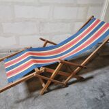 Folding beach lounge chair, Ergelax Chilean deckchair