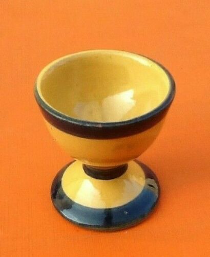 Old shell glazed terracotta eggcup