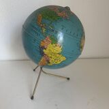 Vintage 1960s globe, Taride tripod metal - 28 cm