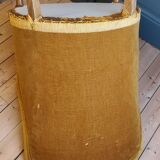 Gold velvet armchair