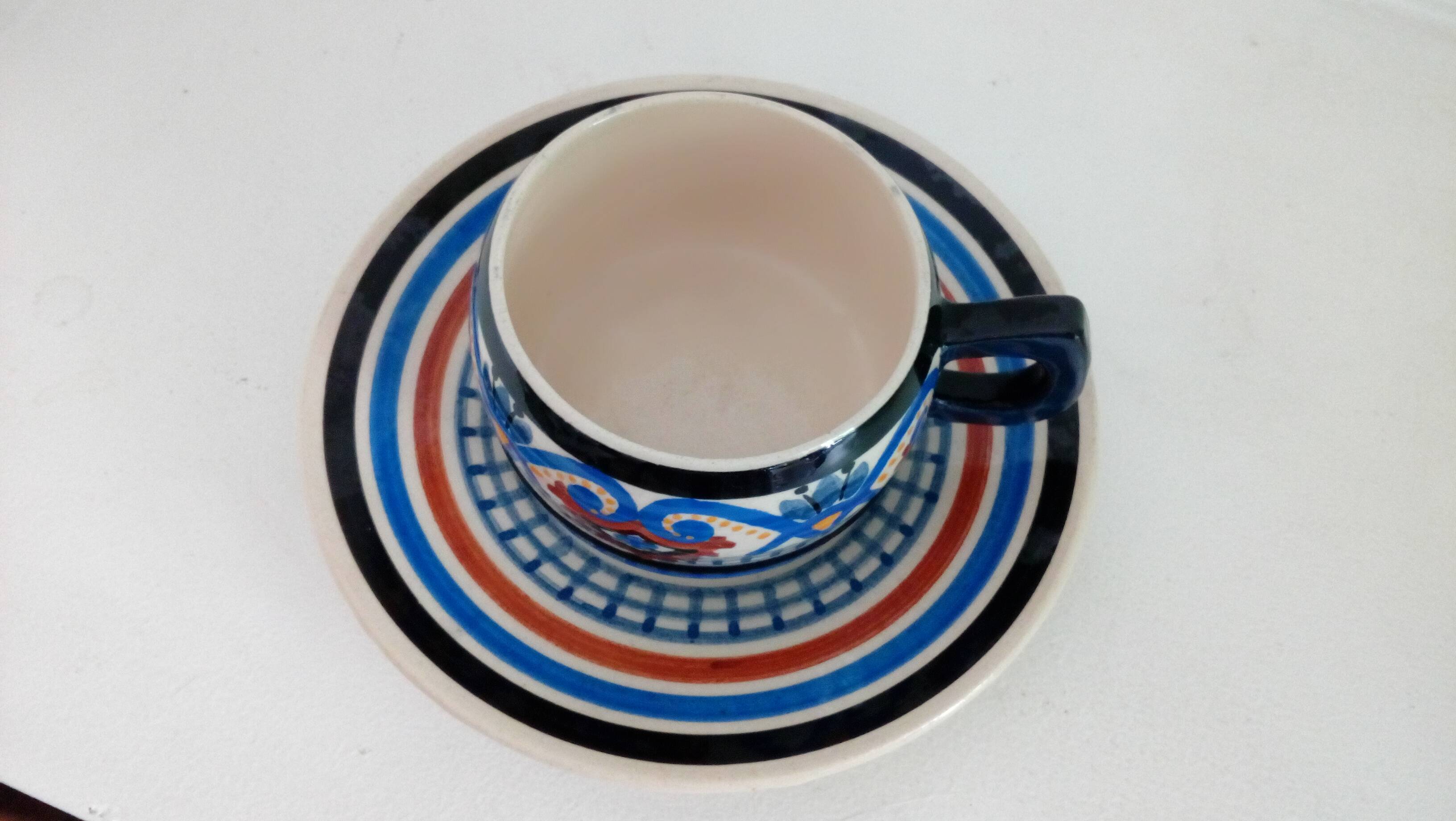 Paul Fouillen Quimper blue Cup