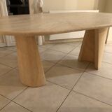 Travertine table