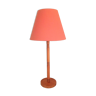 Varnished pine lamp Scandinavian style / vintage 60s-70s