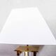 Paire de lampes en plexiglas et laiton, Italie 1970