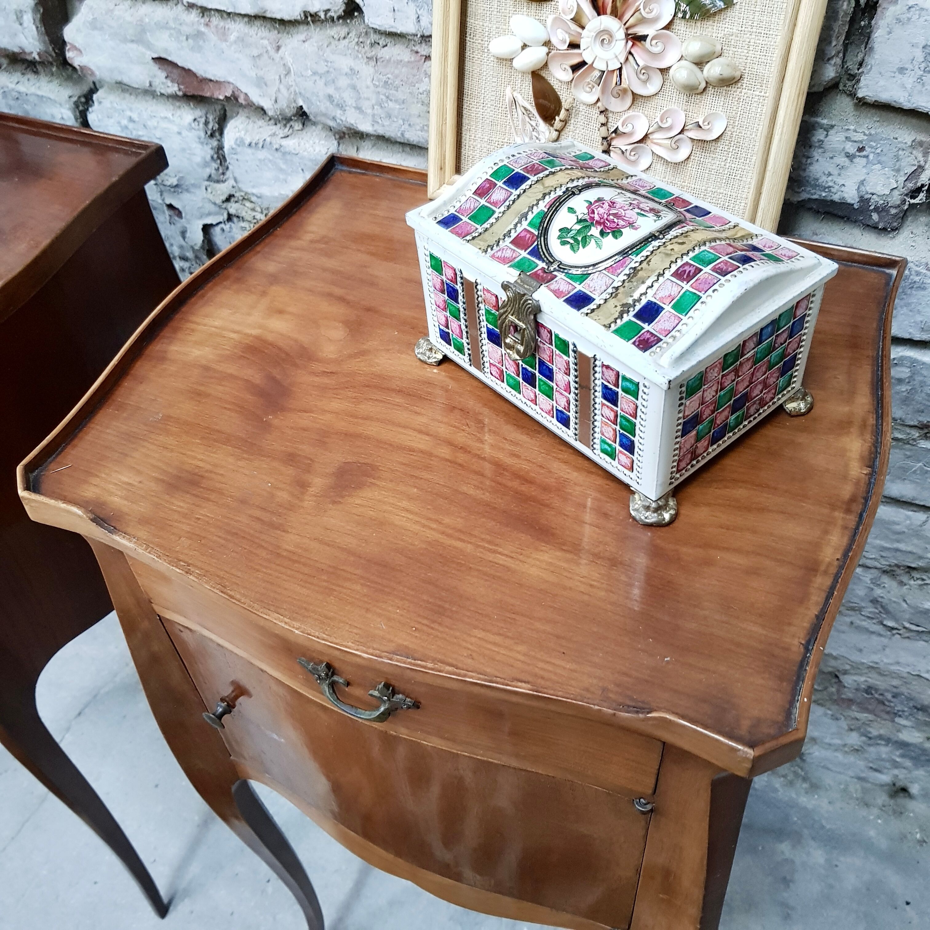 Pair of Louis XV style bedside tables