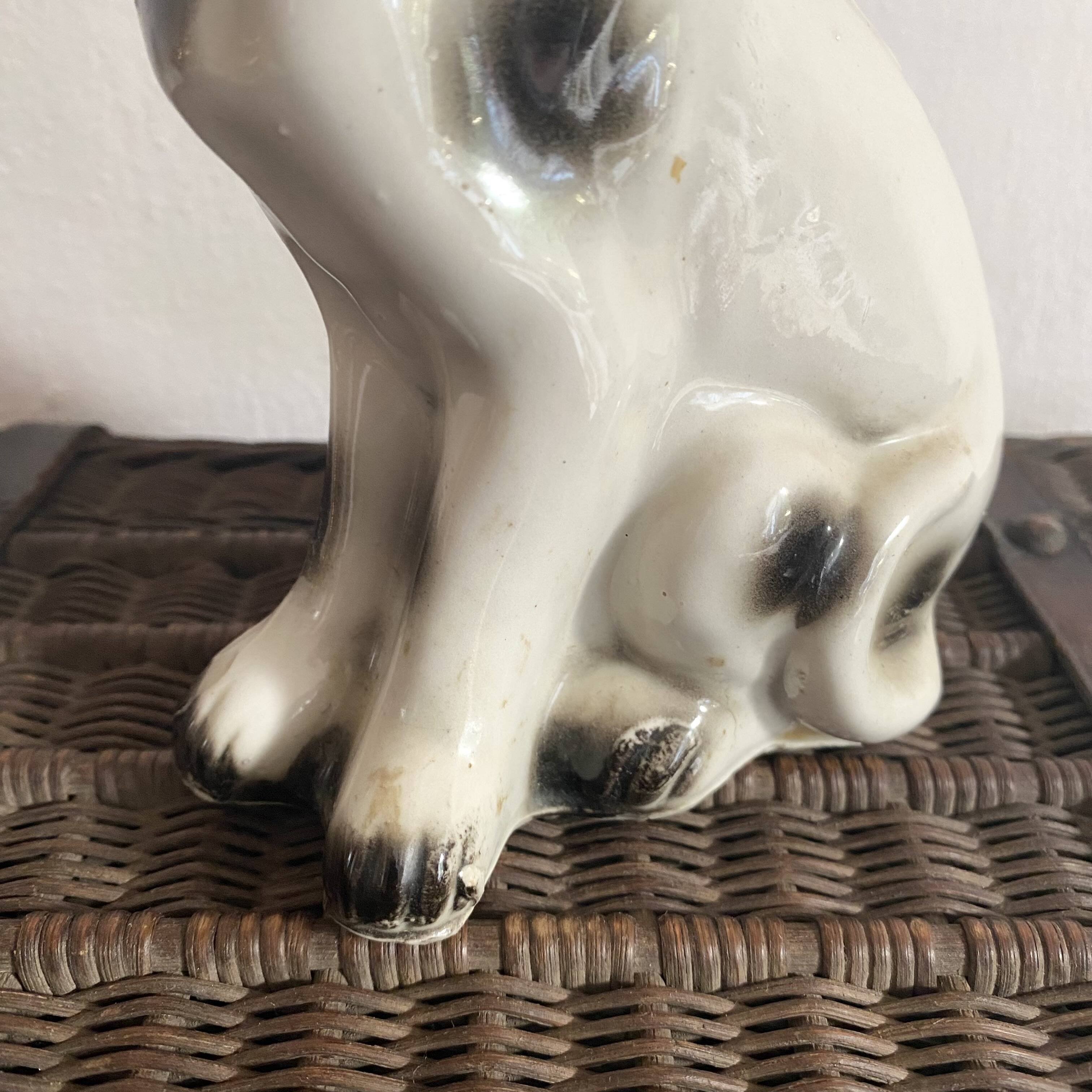Ceramic Dalmatian dog, 1960s-70s