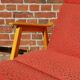 Paire de fauteuils rouge Interier Praha